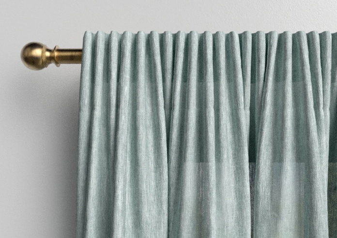 Livorno Voile, Pale Duck Egg - Made to Measure Curtains - Image 9